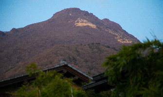 Amazed by the beautiful Mount. Yufu.