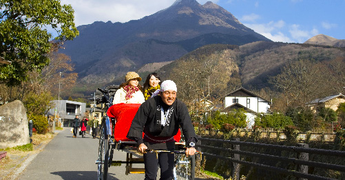 Ebisuya Rickshaw Yufuin Location